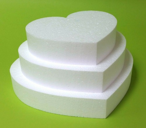 Herz set 20x5 cm weiß - herz,