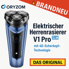 Oryzom™ V1 Pro Slim Elektrischer Herrenrasierer 4D Akku Wasserdicht 3-Kopf Rasie