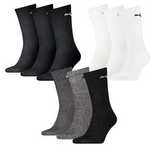 Puma Unisex Sportsocken 6er Pack Herren Damen Baumwolle vertärkte Sohle