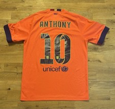 FC Barcelona Trikot 2014/15 Away - Size M - Original Nike - 10 Anthony