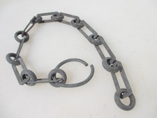 Großer viktorianischer Messing Beleuchtung Kette Aufhänger Kronleuchter alter Haken antik 22"