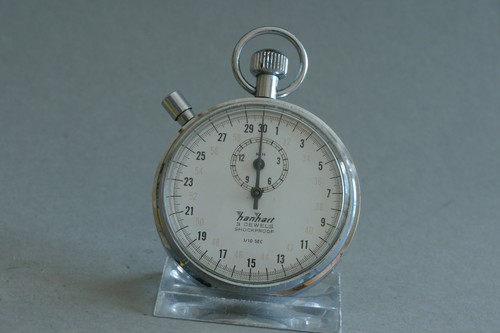 Hanhart stoppuhr original box - stoppuhr,