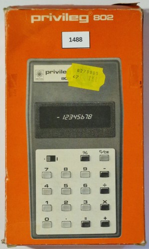 1488 taschenrechner privileg - taschenrechner,