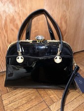 Tasche shopper lack schwarz - tasche,