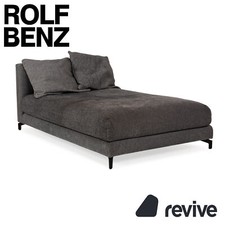 Rolf Benz Nuvola Stoff Liege Grau Schwarz Daybed