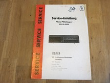 DDR RFT Service-Anleitung Mono-Mittelsuper 0104.10-00.00 Adrett Capri Da Capo