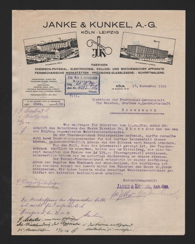 Köln brief 1924 - kÖln,,
