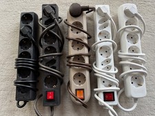 Steckerleiste Mehrfachsteckdose Steckdosenleiste 5 Stück 6-fach