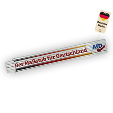 AFD Zollstock 2 Meter Holz Zollstock Handwerker Maßstab AfD Fanartikel Neu
