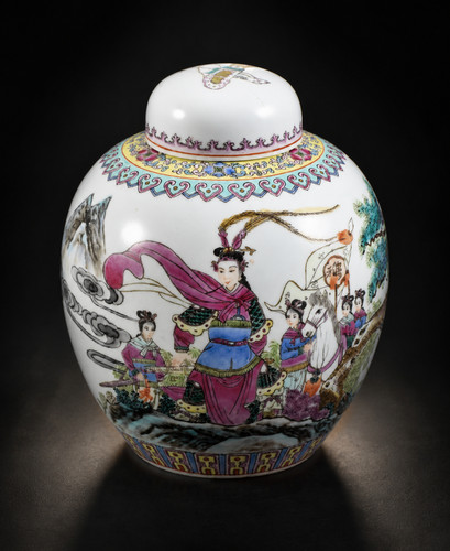 Chin porzellanvase mit - porzellanvase,