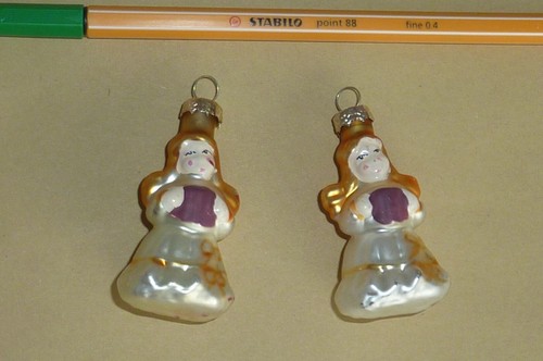 Glas christbaumkugel engel - 2,