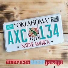 USA Nummernschild/Kennzeichen/license plate * Oklahoma Native America * 