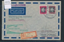 09094) LH FF München - Zürich Schweiz 1.4.58, Reco ab DDR