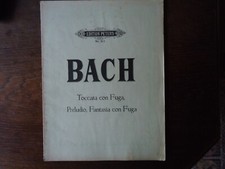 Noten für  Klavier- Klavierwerke Joh.Seb. Bach - Toccata con Fuga