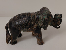 Elefant aus Metall, schwer, ca.  10 x 6 cm