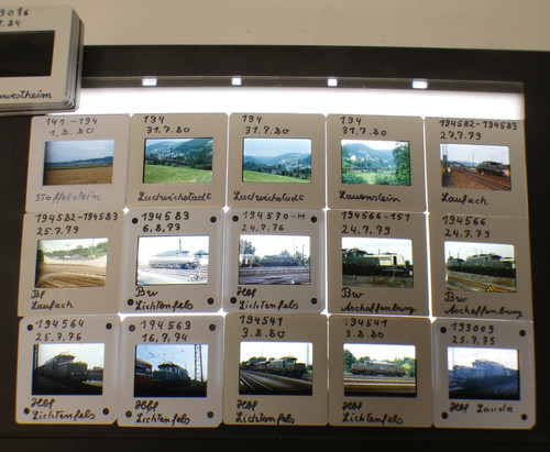 Slides locomotives - slides, of