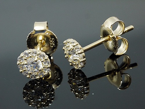 333 gold ohrstecker - gold, kleine