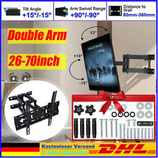 Wiltec TV-Wandhalterung 37-80 Zoll Bildschirm Fernsehhalter schwenkbar neigbar