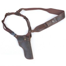 Leder .38 Munition Sling Strap Revolver Holster Pistole Carry-Stock Ausverkauf