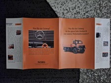 MB Unimog Bercedes-Benz U 2400 TG Prospekt Traktor Schlepper