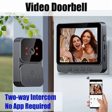 Video Türklingel mit Kamera Funkklingel Türsprechanlage mit 4,3" Monitor Neu