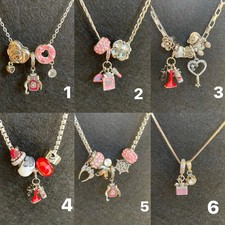 Halskette mit Parfum Charm + diversen Accessoires / Längen Auswahl 1-6?