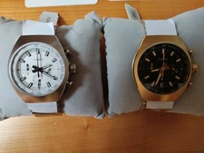 Neu Timex Legacy Tonneau Chronograph Herren Uhr Silber oder Gold