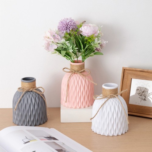 Handarbeit kunststoff vase - handarbeit,