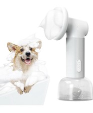 uahpet Hundebadebürste,Automatische schäumende Hundeshampoo-Bürste