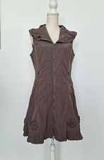 Damen Franstyle Weste in Gr.38 S/M Kleid Weste Ballon Mit Taschen Reißverschluss