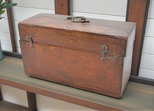 Antike Teakholz Aufbewahrungs