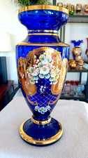 Große glas vase bohemia - -,