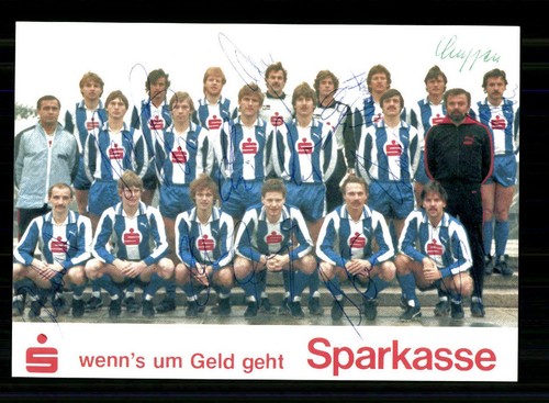 Mannschaftskarte hertha bsc - mannschaftskarte,