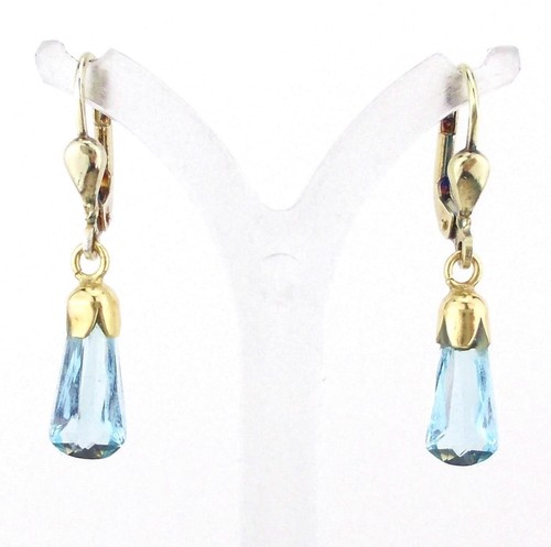 Ohrringe aquamarin blau antik - ohrringe,