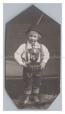 Boy in Lederhosen - Old Photo