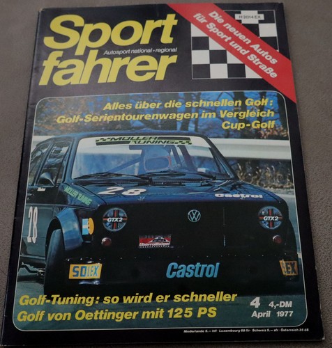Sportfahrer golf i - sportfahrer, vw