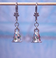 Weihnachtsohrringe 3D Weihnachtsglocken Weihnachts Geschenk Ohr Schmuck Neu