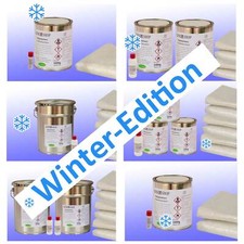 WINTER-KOMPLETTPAKET GFK Polyesterharz  Glasfasermatte Winterharz Reparatur Set
