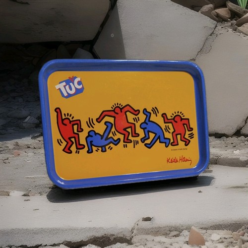 Keith haring tablett vintage - tablett,