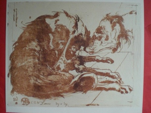 Horst janssen porträt - horst, lamme