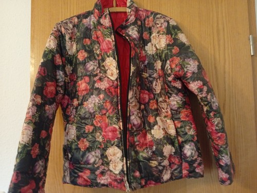 Damen wendejacke rot bunt - damen,
