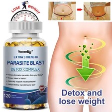 Parasite Blast Detox Körperreinigungskomplex Anti-Parasiten Immunität 120 Kapsel