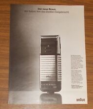 Seltene Werbung BRAUN MICRON VARIO 3 UNIVERSAL CC Rasierer - Der neue Braun 1988