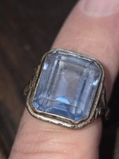 Antiker Silberring mit Stein