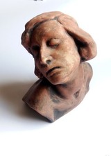 Büste skulptur frauenkopf - frauenkopf, j