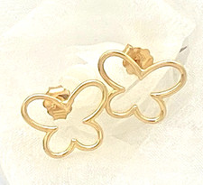 Ohrstecker 750 gelbgold 18 - ,