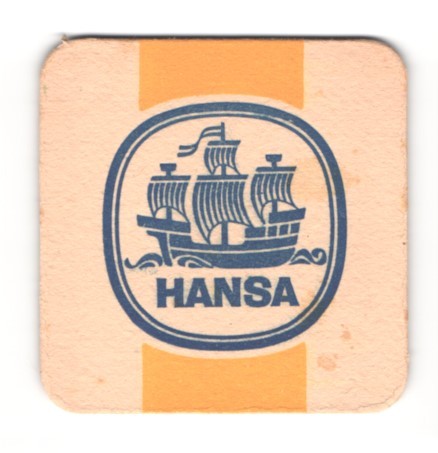 Bierdeckel hansa bier emblem - bierdeckel, hansa-bier,