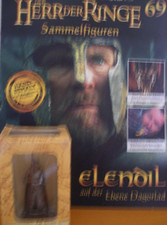 Herr der Ringe Sammelfiguren Nr 69 Elendil in Originalverpackung + Heft