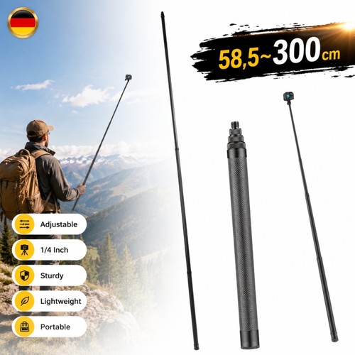 Invisible selfie stick - invisible, stativ