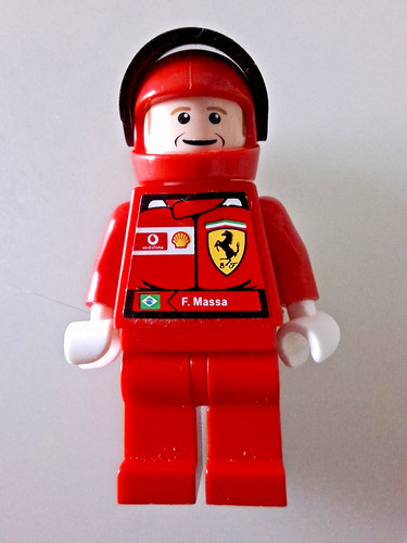 Lego minifigur felipe massa - lego,